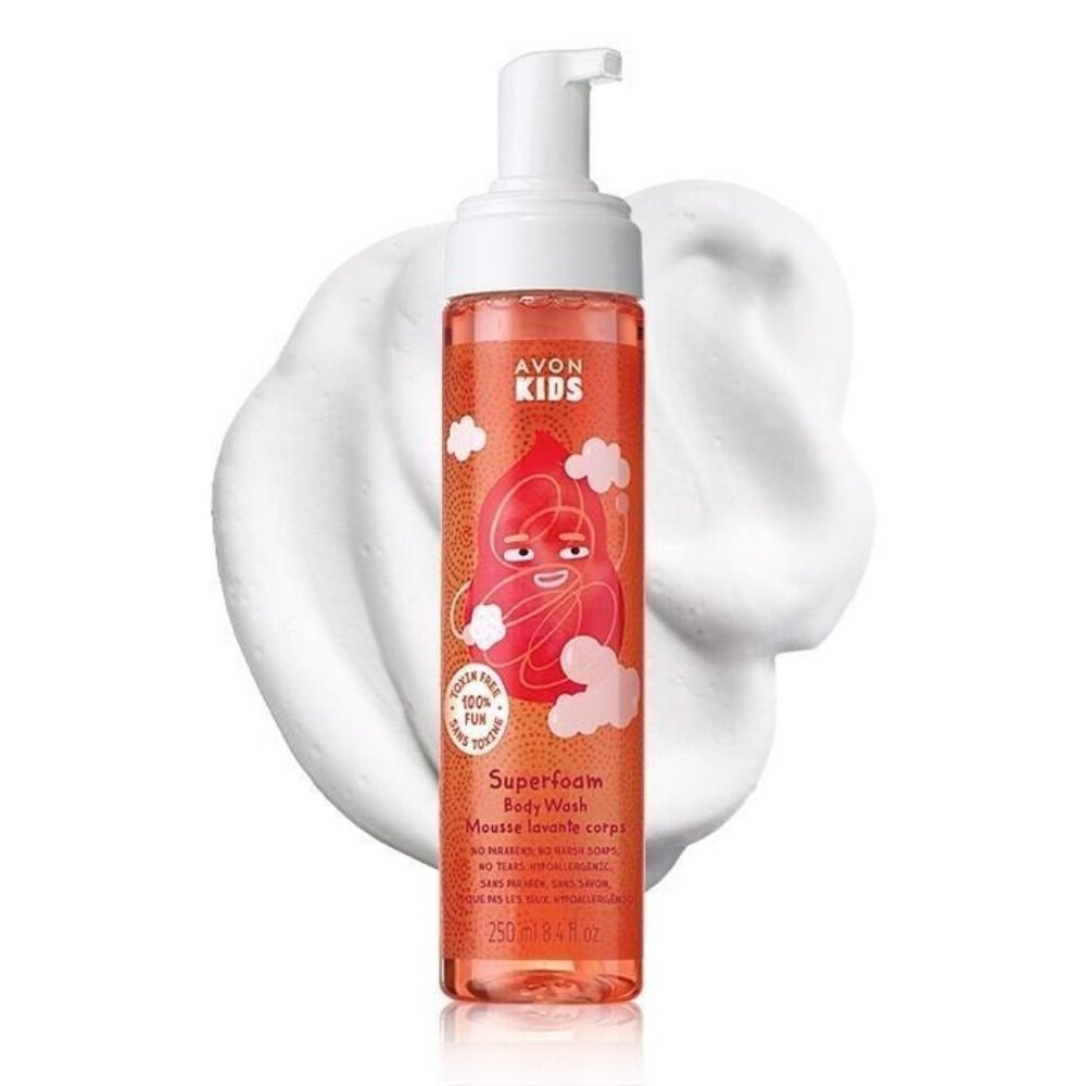 Avon Kids Superfoam Body Wash - Apple Burst 8.4 fl oz Brand New